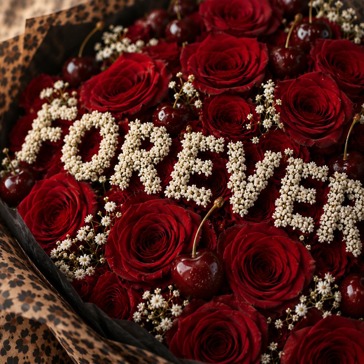 Signature Text Bouquet