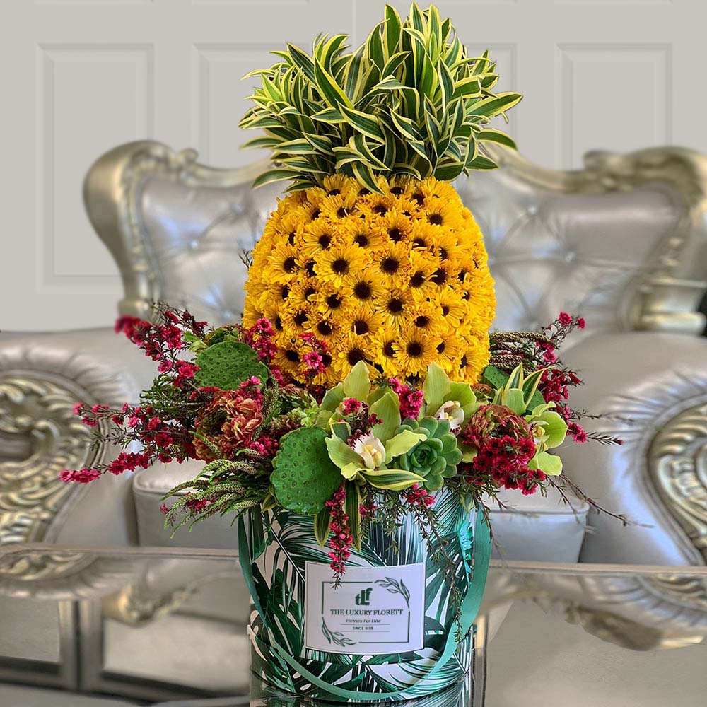 Pineapple On Pedestal The Luxury Floret