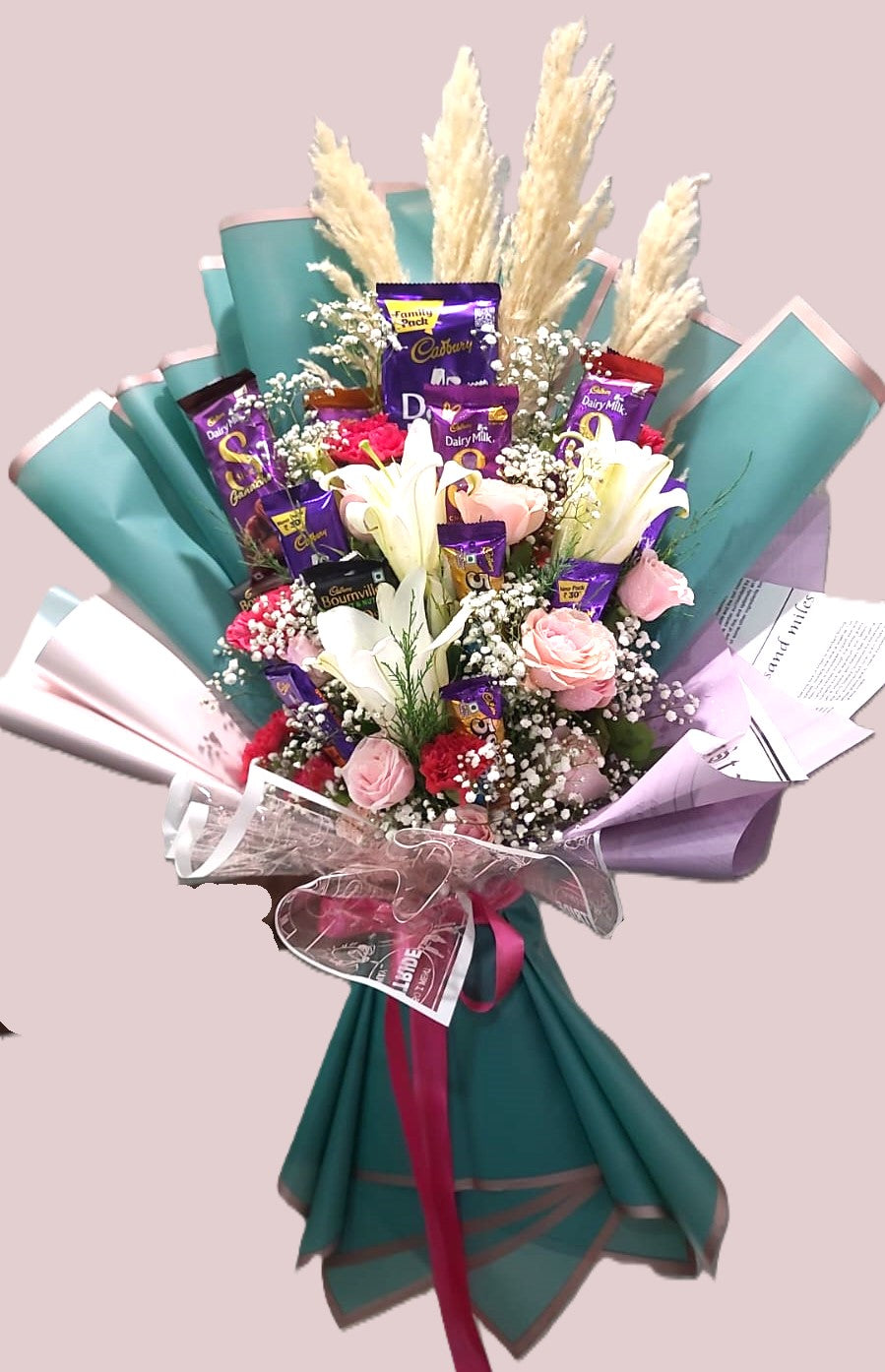 Chocolate Rose Bouquet - Friendship Day Special The Luxury Florets