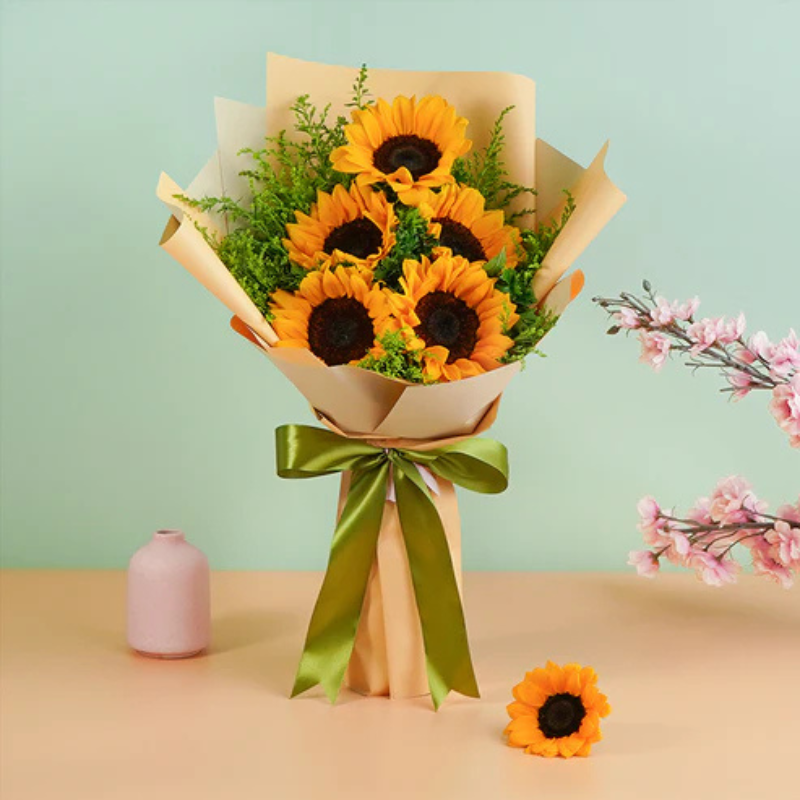 Morning Light Sunflower Bliss The Luxury Florets