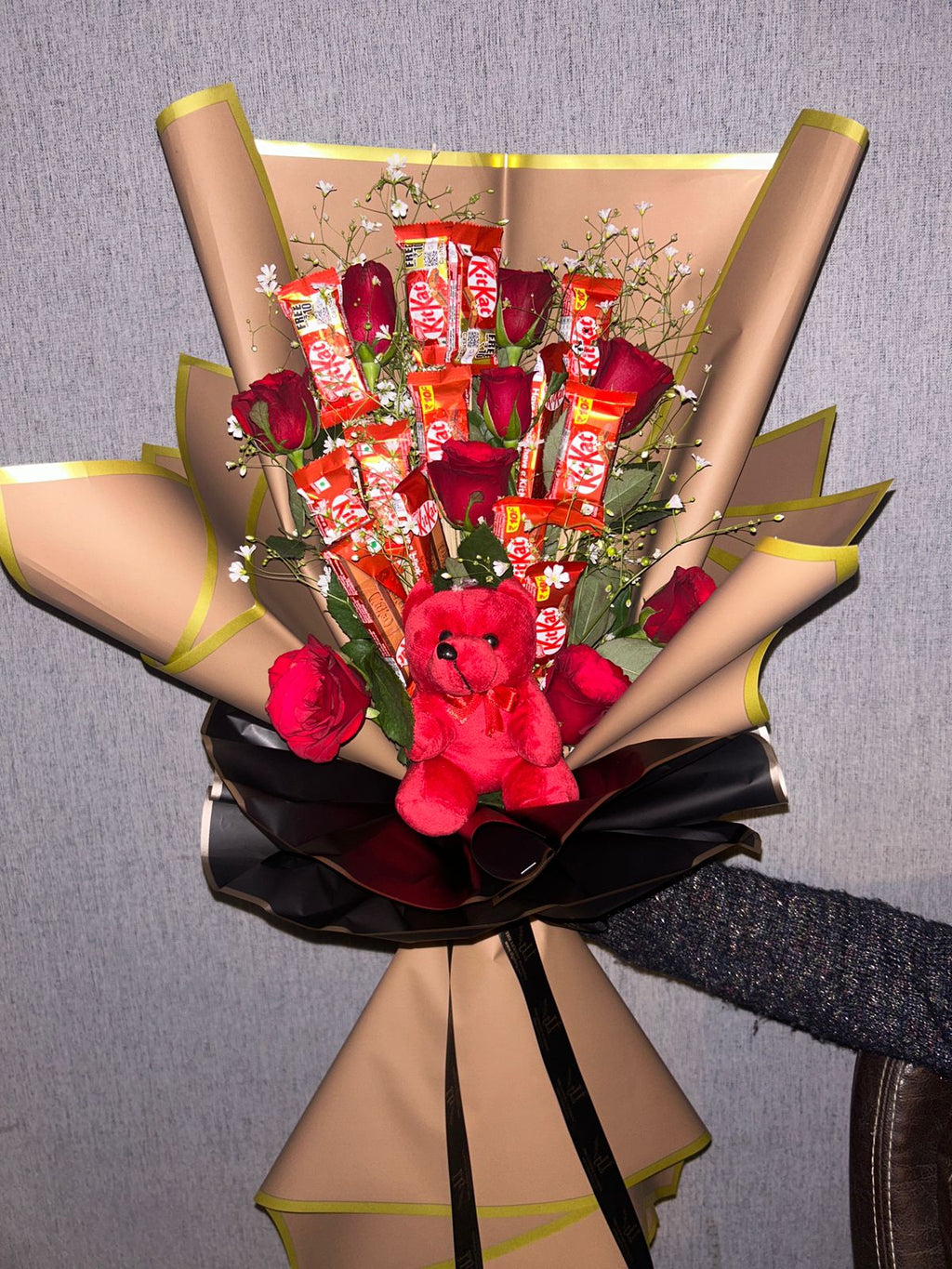Chocolate Rose Bouquet - For Best Friend The Luxury Florets