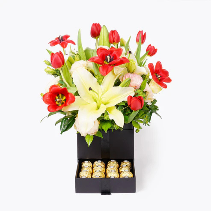 Petals of Promise – Tulip Bouquet The Luxury Florets
