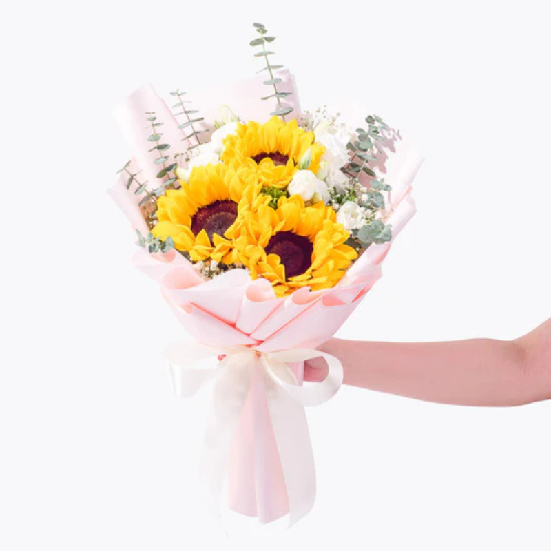 Radiant Rays Sunflower Charm The Luxury Florets