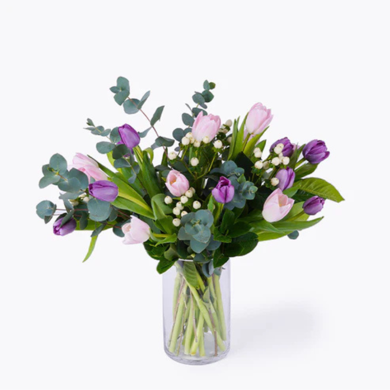 Midnight Blush – Deep Pink Tulip Charm The Luxury Florets