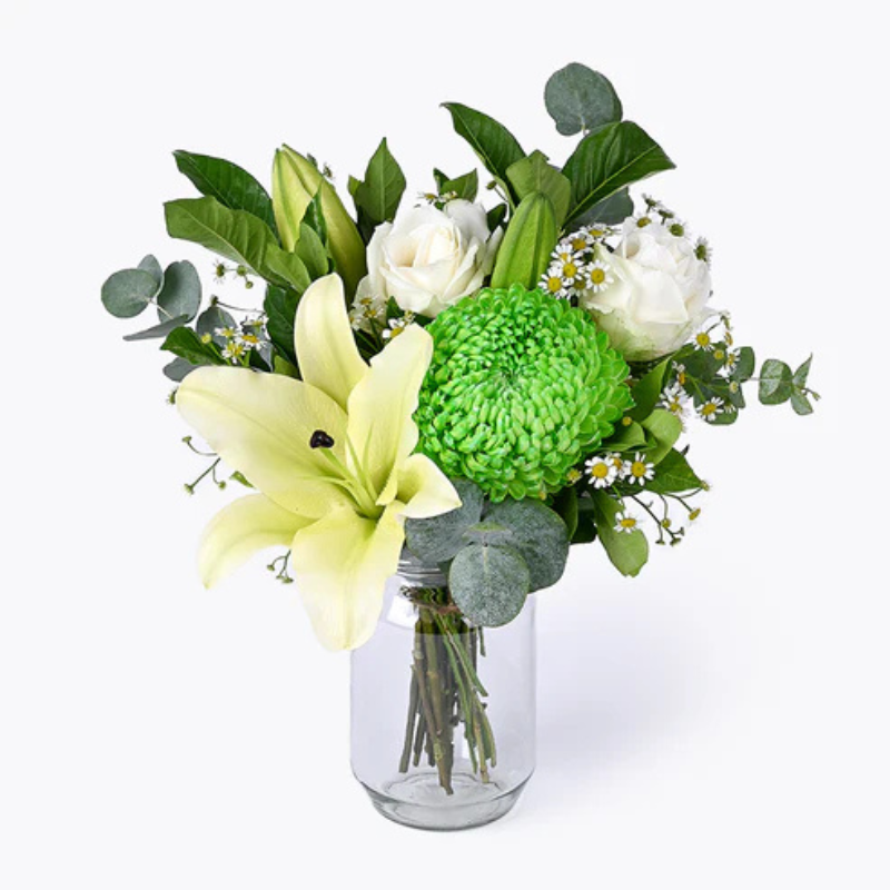 Serenity Bloom Bouquet – Pure Elegance in Every Stem The Luxury Florets