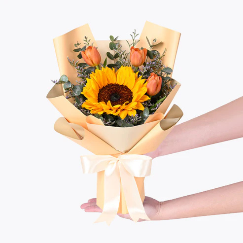 Golden Glow Sunflower Surprise The Luxury Florets