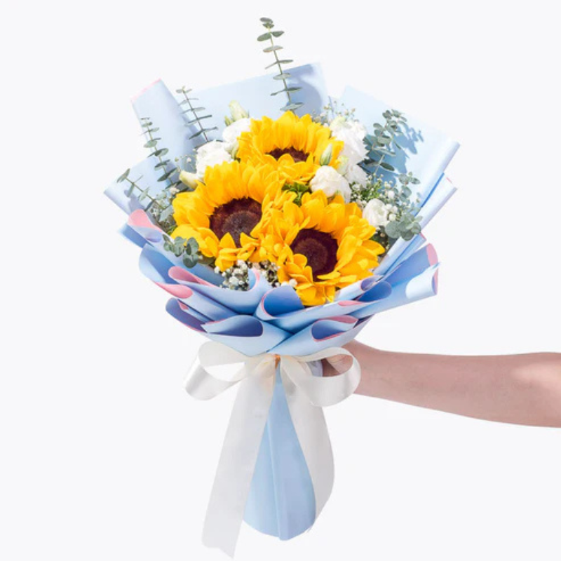Radiant Sunflower Bliss The Luxury Florets