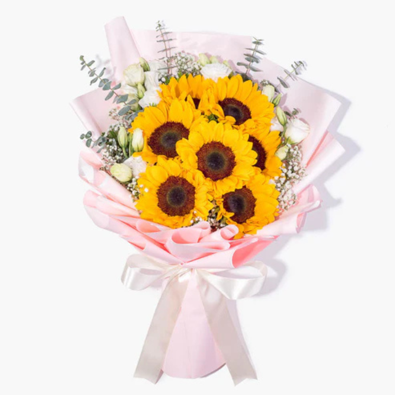 Radiant Rays Sunflower Charm The Luxury Florets