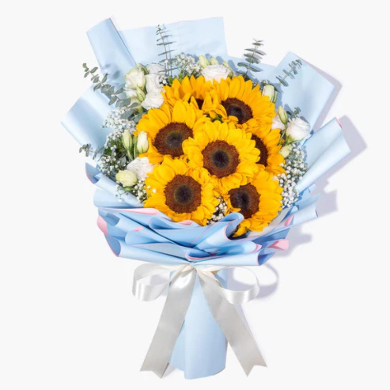 Radiant Sunflower Bliss The Luxury Florets