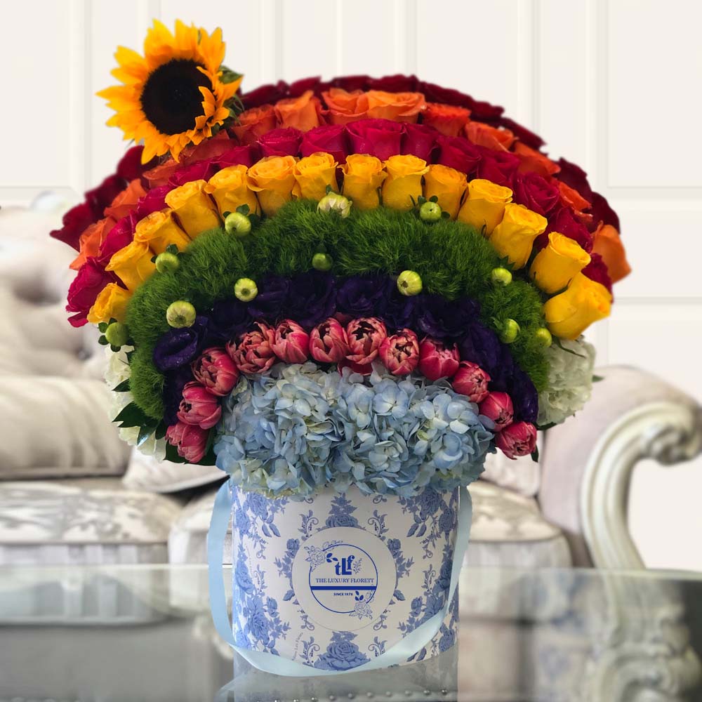 Floral Floof - Rainbow The Luxury Floret