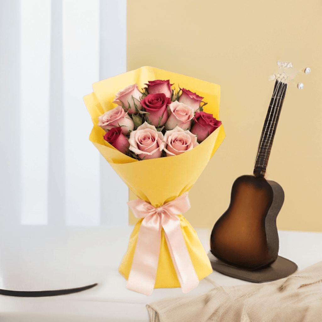 Summer Love - Flower Bouquet + Cake + Live Guitarist Performance - The Luxury Floret