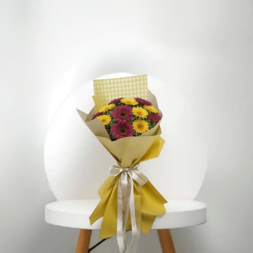 Firey Haze - Flower Bouquet + Cake + Live Guitarist Performance - The Luxury Floret
