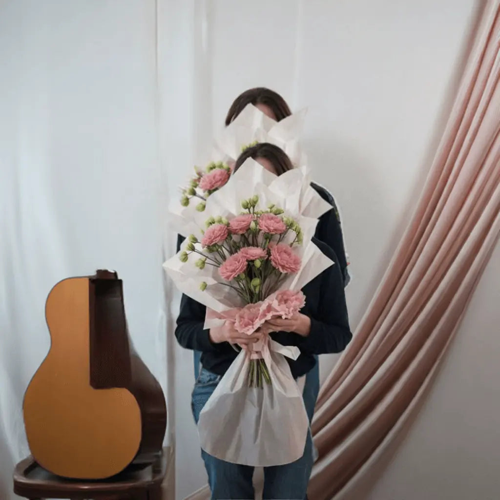 Petal Princess - Flower Bouquet + Cake + Live Guitarist Performance - The Luxury Floret