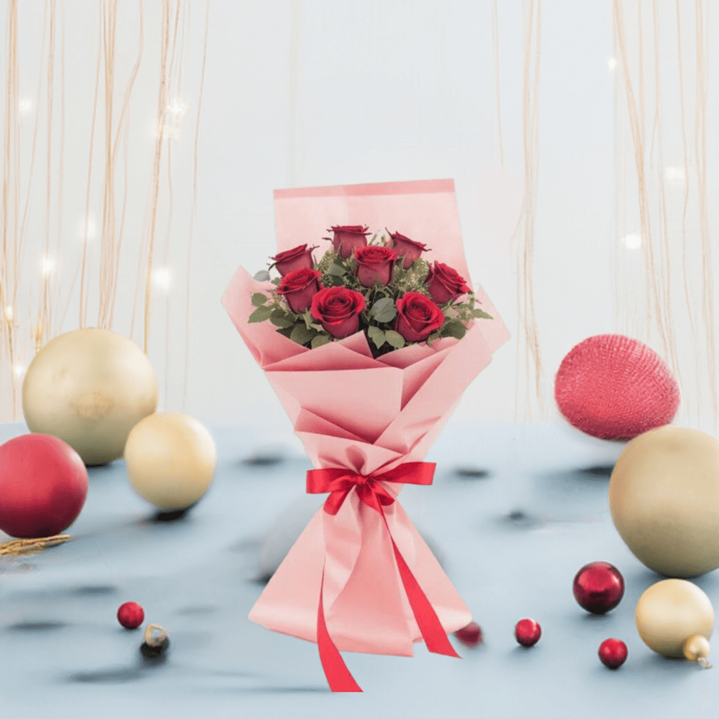 Scented Love - Flower Bouquet + Cake + Live Guitarist Performance - The Luxury Floret