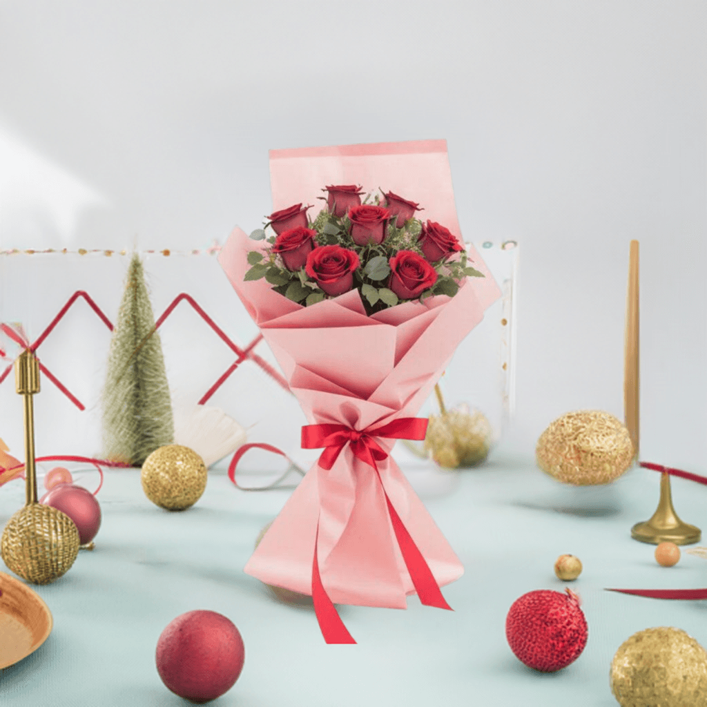 Scented Love - Flower Bouquet + Cake + Live Guitarist Performance - The Luxury Floret