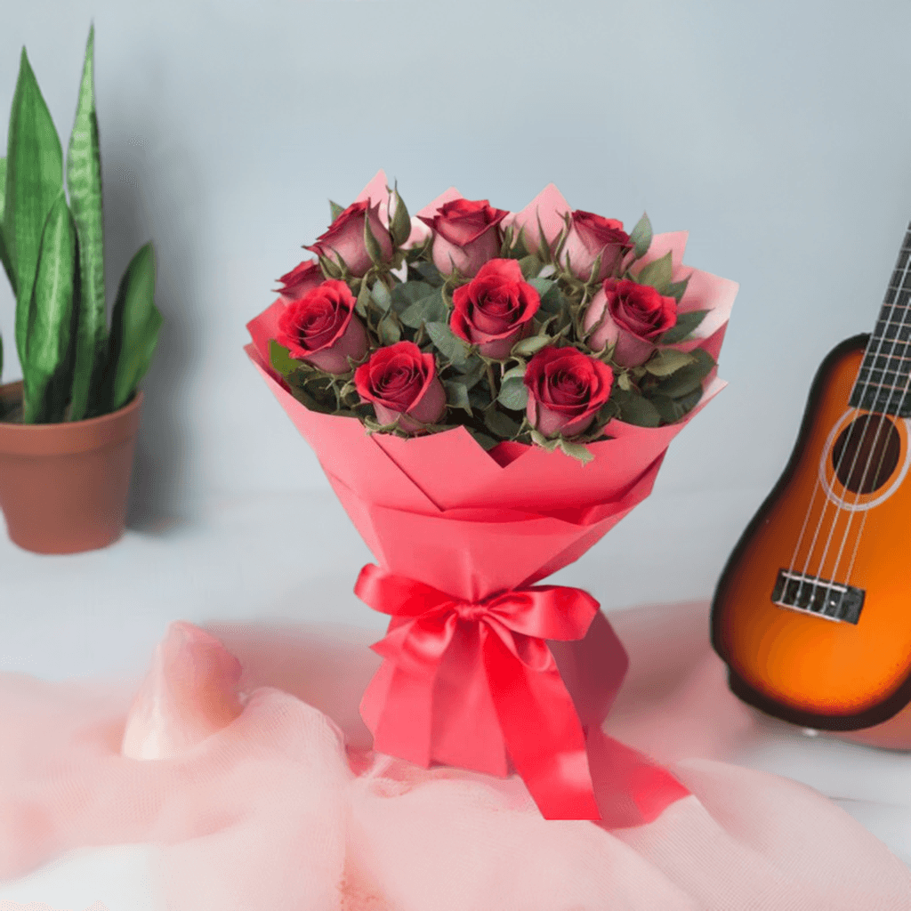 Valley Scents - Flower Bouquet + Cake + Live Guitarist Performance - The Luxury Floret