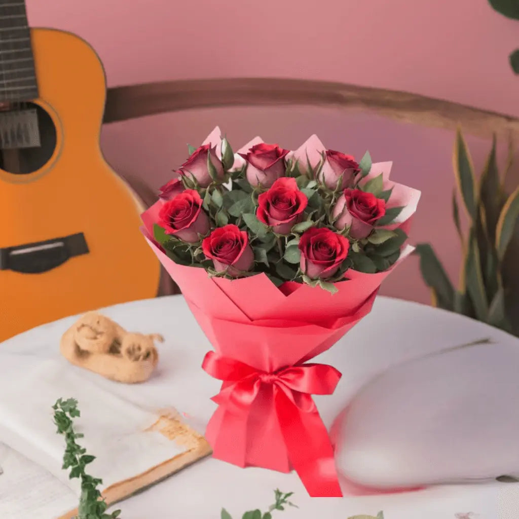 Valley Scents - Flower Bouquet + Cake + Live Guitarist Performance - The Luxury Floret