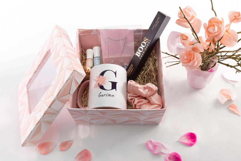 Bhai Dooj Gift Hamper for Sister and Bhabhi with Personalized Mug The Luxury Floret