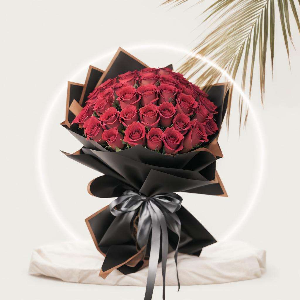 Forever Classic - 100 Red Roses The Luxury Floret