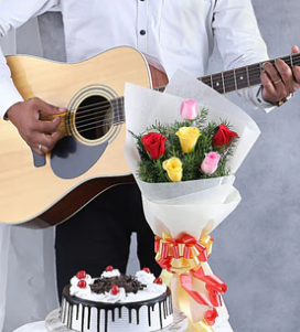 Live Guitarist Performance at home The Luxury Florets