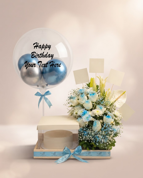 Elegant Birthday Surprise Cake Platter