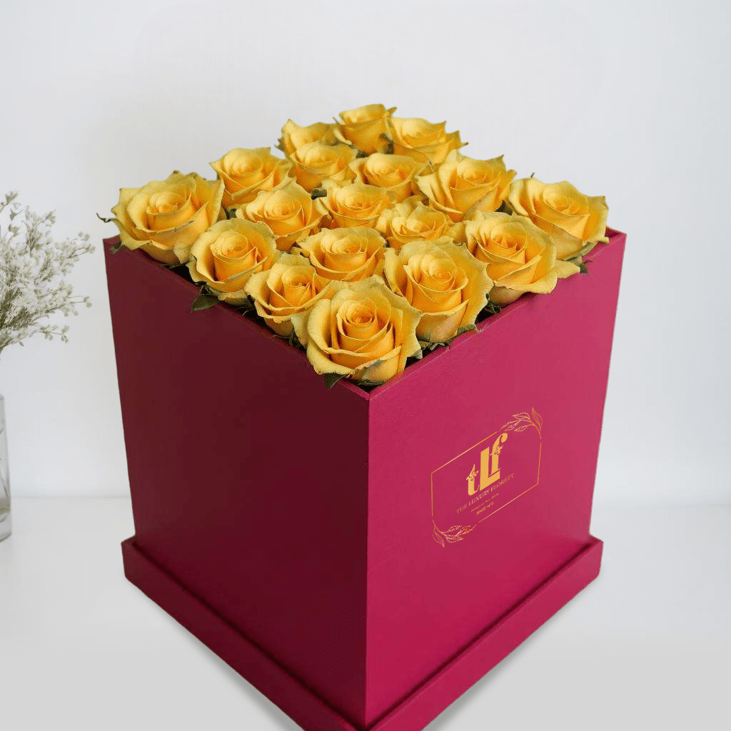 Yellow Swirl In Pink Passion The Luxury Floret