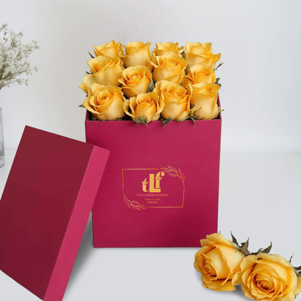 Yellow Swirl In Pink Passion The Luxury Floret